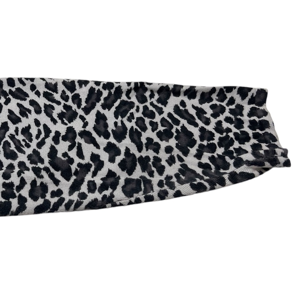 Quacker Factory Leopard Print Cardigan Trimmed Wi… - image 6